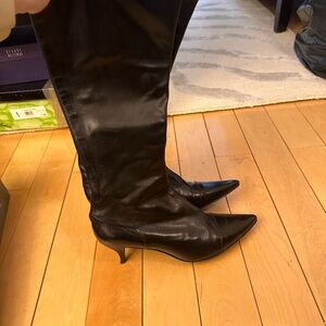 Robert Clergerie Elegant Black Leather Women's Boots